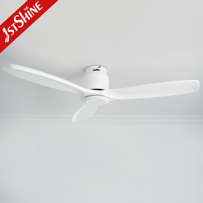 White 3 Blade Ceiling Fan With Remote Control And Dc Motor Energy Saving