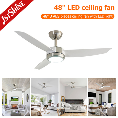 ABS Blade Plastic Ceiling Fan Light With Remote Control Multicolor Air Cooling Fan