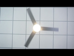 현대식 밝기 조절 가능 LED 천장 선풍기 6 속도 원격 제어 52"