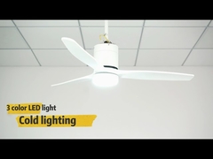 35W 모터를 가진 단순 3개의 잎 단단한 나무 천장 선풍기