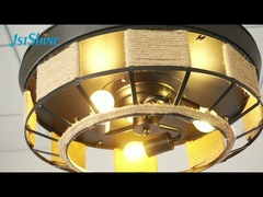 42 인치 가벼운 원격 제어를 가진 까만 철회 가능한 천장 선풍기