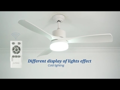 기류 플라스틱 실내 천장 선풍기 뒤집을 수 있는 DC 모터 높은 RPM