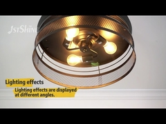 침실 ETL 42 인치 농가 조명이 있는 보이지 않는 천장 선풍기