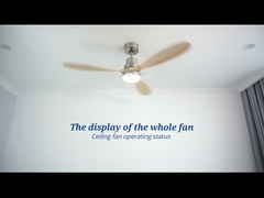 교류 전동기를 바꾸는 OEM 현명한 110v 고체 목재 천정 선풍기 색깔