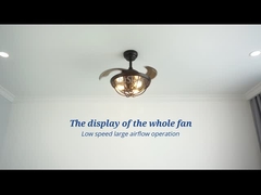 OEM 42 인치 철회할 수 있는 천정 선풍기 빛 CCC CE ROHS SAA CB ETL 승인됩니다