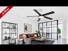 Dc 모터 6 속 리모컨을 가진 천장 팬 라이트 흰색 하우징