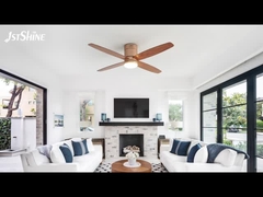 LED 조명 및 원격 소음 없는 DC 모터와 냉각 천장 팬