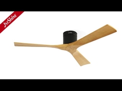 3 블레이드 원격 제어로 된 목재 천장 팬 조용 DC 모터 고속