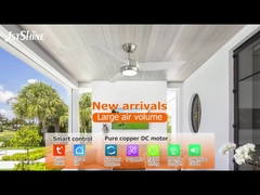 3 블레이드 천장 팬 가벼운 DC 모터 6 속도 선택 현대 스타일