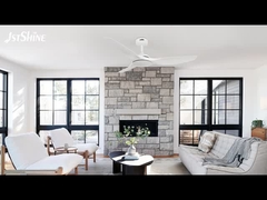 52인치 백색 천장 팬, 빛 없는 ABS 블레이드 스마트 APP 제어