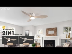 타이머 스마트 앱 제어와 함께 낮은 천장에 대한 흰색 / OEM 플라스틱 천장 팬