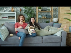 42 인치 천장 팬 램프 AC 모터 스마트 제어 4 나무 블레이드