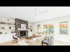 52인치 백색 천장 팬 디밍 가능한 LED 빛과 원격 제어 DC 모터