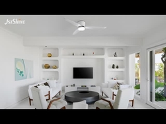 현대 2인1 천장 팬 및 선택적 LED 라이트 DC 모터 ABS 블레이드