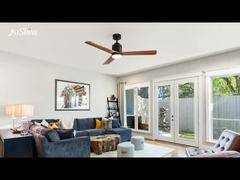 스마트 홈 52인치 침실 천장 팬 라이트 강풍 3색 라이트