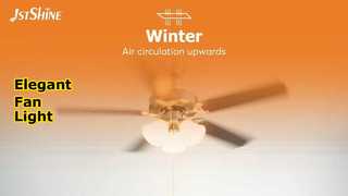 52인치 유럽식 천장 선풍기(조명 포함)