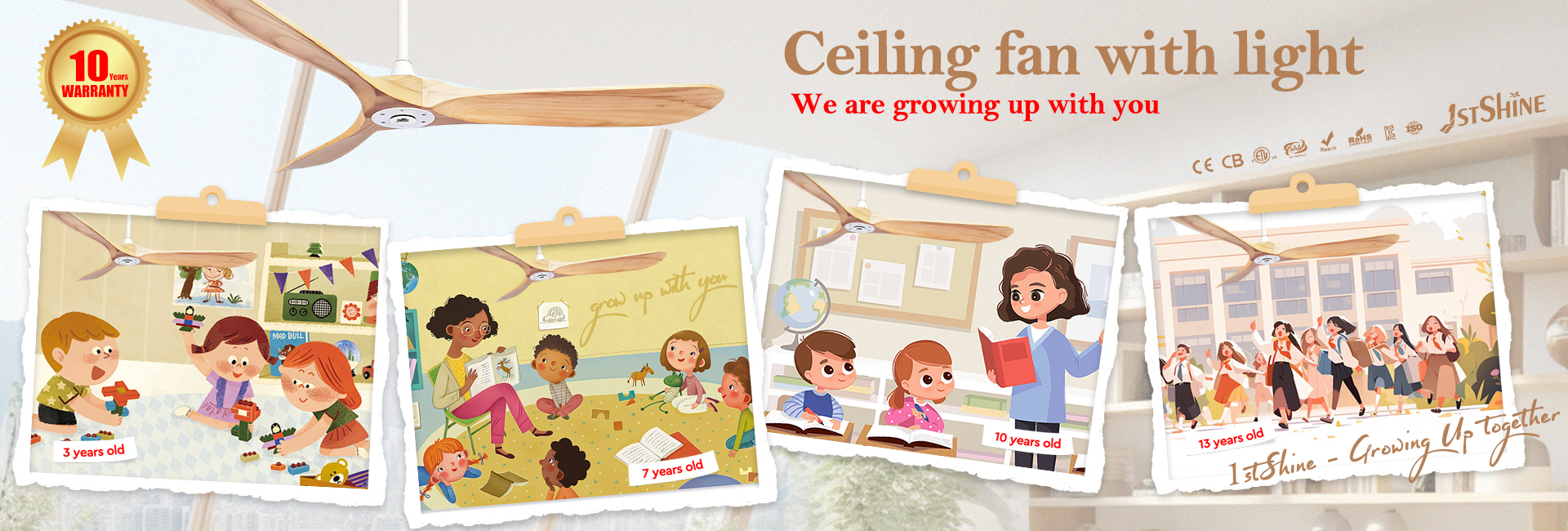 품질 멀리 있는 주도하는 천정 선풍기 공장