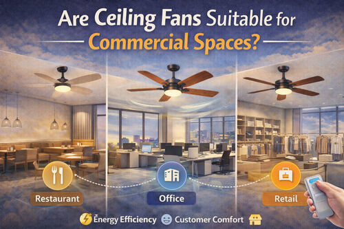 최신 회사 블로그 천장 선풍기는 상업 공간에 적합합니까?