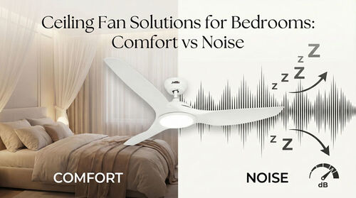 에 대한 최신 회사 뉴스 침실용 천장 선풍기 솔루션: 편안함 대 소음