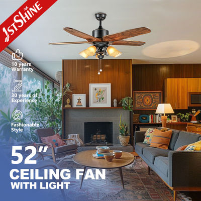 좋은 가격 5 나무로 된 블레이드와 풀 스위치 천정 선풍기를 구하는 OEM 에너지 온라인으로