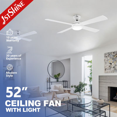 품질  Dc Motor 6 Speeds Remote Control White Ceiling Fan With 4 MDF Blades 공장