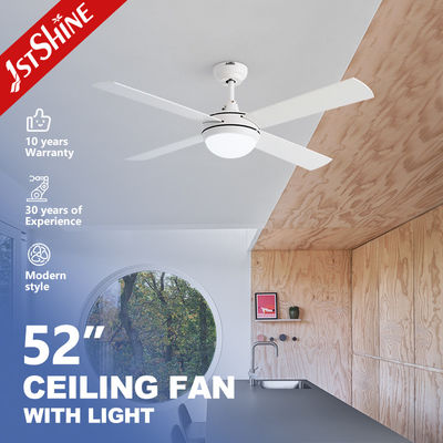 좋은 가격 Simple White Ceiling Fan With Lamp Light 3-Speed AC Motor 온라인으로