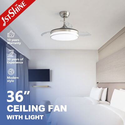 좋은 가격 잠실 또는 사무실용 소소한 빛과 접이 가능한 블레이드와 함께 36 인치 철인 가능한 천장 팬 온라인으로